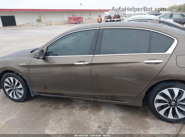 JHMCR6F52HC017593 2017 HONDA ACCORD HYBRID Коричневый Панорамный вид салона 360°