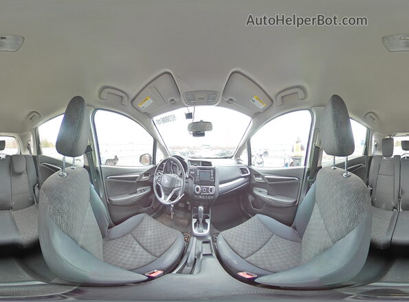 JHMGK5H5XGX014686 2016 HONDA FIT Серебряный Панорамный вид салона 360°