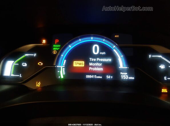 JHMZC5F17JC006498 2018 HONDA CLARITY PLUG-IN HYBRID Белый Вид задних сидений