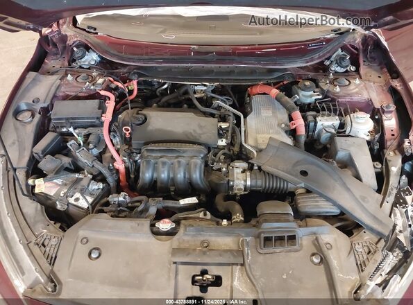 JHMZC5F30JC001497 2018 HONDA CLARITY PLUG-IN HYBRID Бордовый Вид сзади
