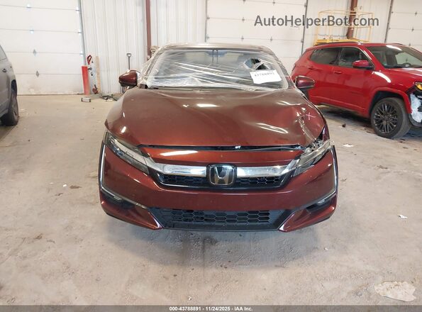 JHMZC5F30JC001497 2018 HONDA CLARITY PLUG-IN HYBRID Бордовый Вид щитка приборов