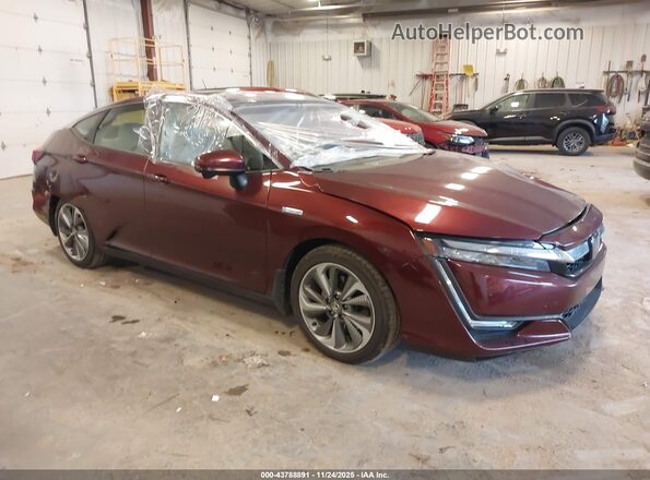 JHMZC5F30JC001497 2018 HONDA CLARITY PLUG-IN HYBRID Бордовый Передняя правая четверть
