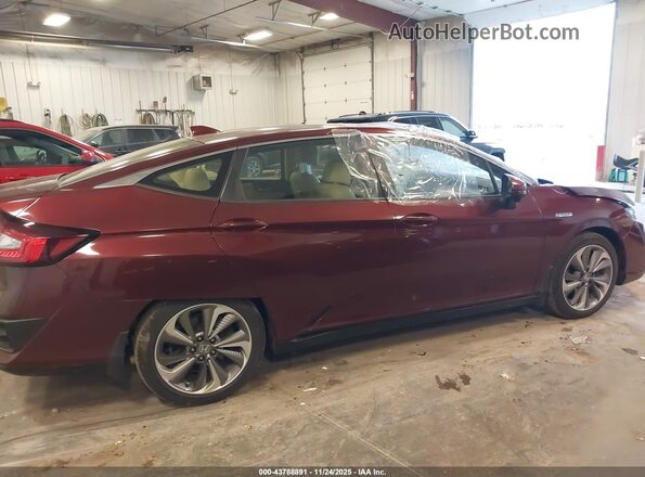 JHMZC5F30JC001497 2018 HONDA CLARITY PLUG-IN HYBRID Бордовый Вид задней части салона