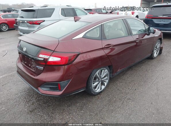 JHMZC5F31JC002416 2018 HONDA CLARITY PLUG-IN HYBRID Фиолетовый Задняя правая четверть