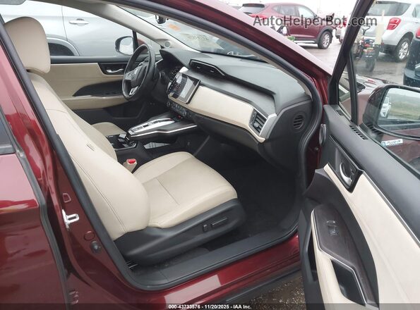 JHMZC5F31JC002416 2018 HONDA CLARITY PLUG-IN HYBRID Фиолетовый Вид салона спереди