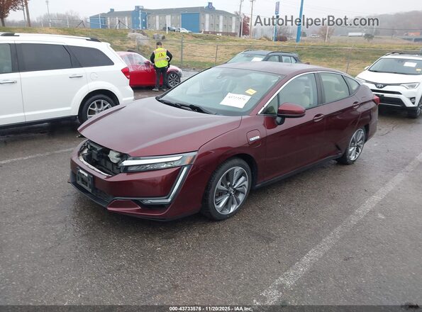 JHMZC5F31JC002416 2018 HONDA CLARITY PLUG-IN HYBRID Фиолетовый Передняя левая четверть