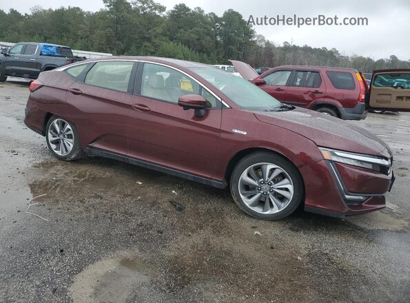 JHMZC5F31JC012900 2018 HONDA CLARITY Темно-бордовый Передняя правая четверть