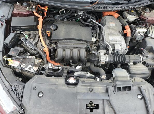 JHMZC5F31JC012900 2018 HONDA CLARITY Темно-бордовый Вид задней части салона