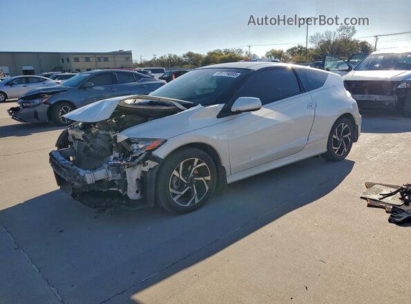 JHMZF1D61GS001472 2016 HONDA CR-Z Белый Передняя левая четверть