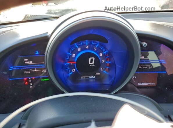 JHMZF1D61GS001472 2016 HONDA CR-Z Белый Вид щитка приборов