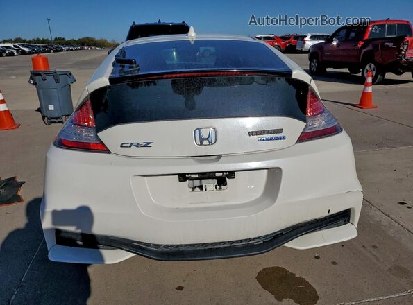 JHMZF1D61GS001472 2016 HONDA CR-Z Белый Вид сзади