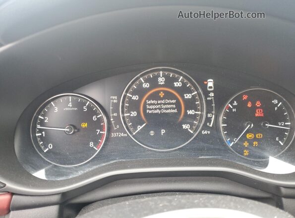 JM1BPBML0M1303459 2021 MAZDA 3 Серый Вид щитка приборов