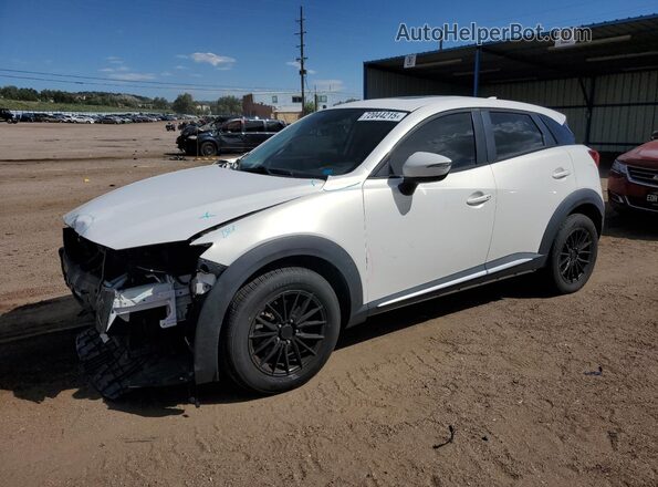 JM1DKBD73G0119766 2016 MAZDA CX-3 Белый Передняя левая четверть
