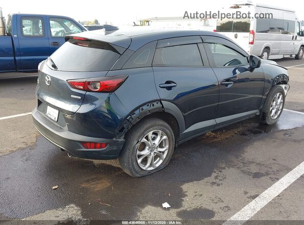 JM1DKFB79M1515846 2021 MAZDA CX-3 Синий Задняя правая четверть