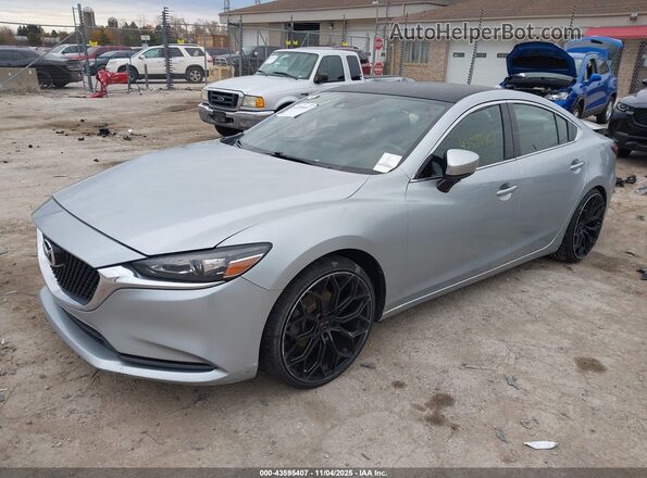JM1GL1UM5J1320340 2018 MAZDA 6 Серебряный Передняя левая четверть