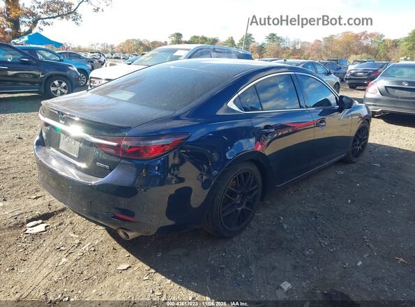 JM1GL1UM5M1600568 2021 MAZDA 6 Blue Задня права чверть