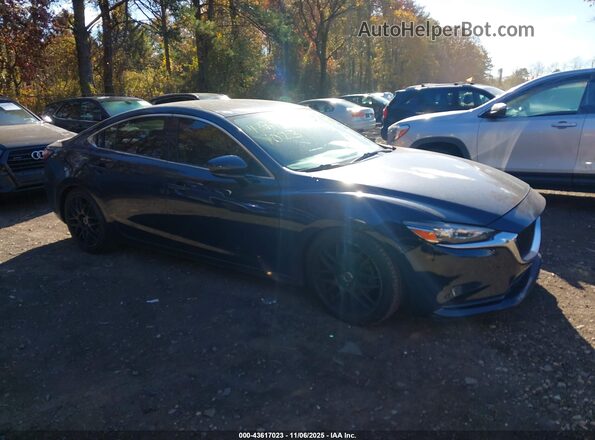JM1GL1UM5M1600568 2021 MAZDA 6 Blue Вид задньої частини салону