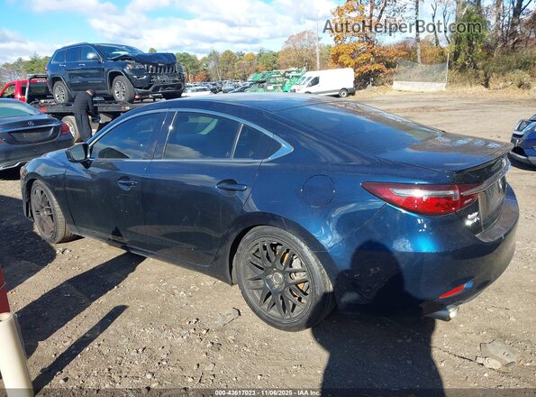 JM1GL1UM5M1600568 2021 MAZDA 6 Blue Панорамний вид салону 360°