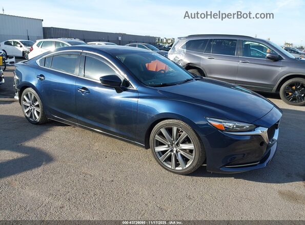 JM1GL1VM2K1504845 2019 MAZDA 6 Dark Blue Передняя правая четверть