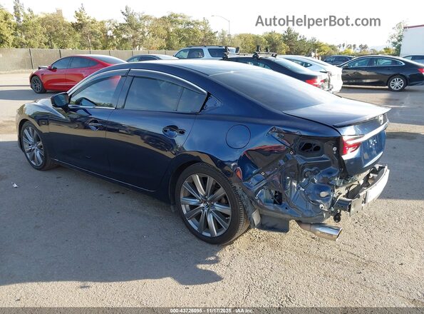 JM1GL1VM2K1504845 2019 MAZDA 6 Dark Blue Задняя левая четверть
