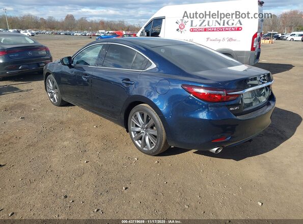 JM1GL1VM5K1509666 2019 MAZDA 6 Dark Blue Задняя левая четверть