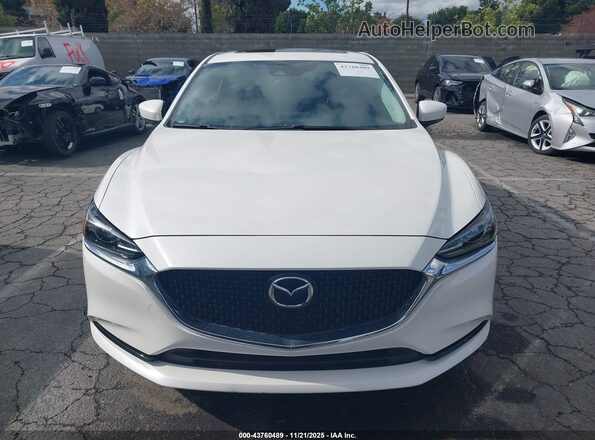 JM1GL1VM6M1614185 2021 MAZDA 6 Белый Вид щитка приборов