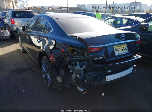JM1GL1VMXK1505628 2019 MAZDA 6 Черный Задняя левая четверть