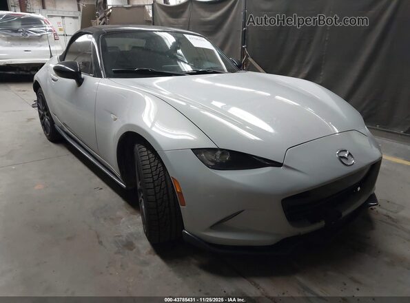 JM1NDAC71G0108291 2016 MAZDA MX-5 MIATA Серебряный Передняя правая четверть