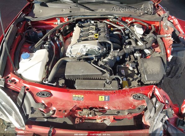 JM1NDAD71N0505379 2022 MAZDA MX-5 MIATA Красный Вид сзади