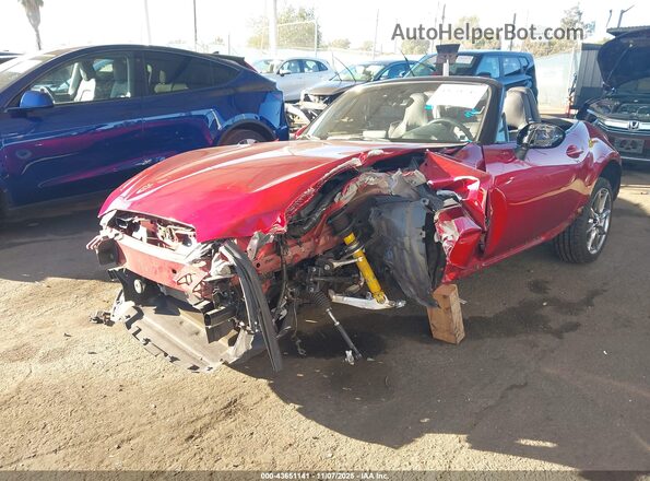 JM1NDAD71N0505379 2022 MAZDA MX-5 MIATA Красный Передняя левая четверть