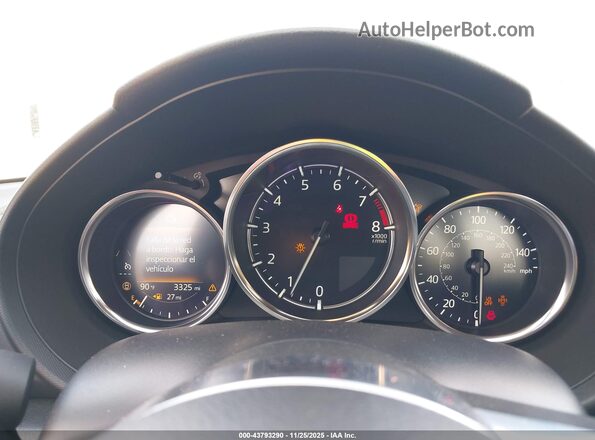 JM1NDAL73R0604969 2024 MAZDA MX-5 MIATA RF White Widok tylnych siedzeń