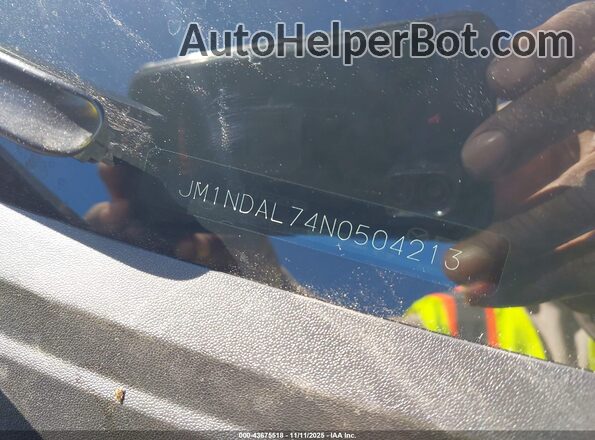 JM1NDAL74N0504213 2022 MAZDA MX-5 MIATA RF Синий Вид подкапотного пространства