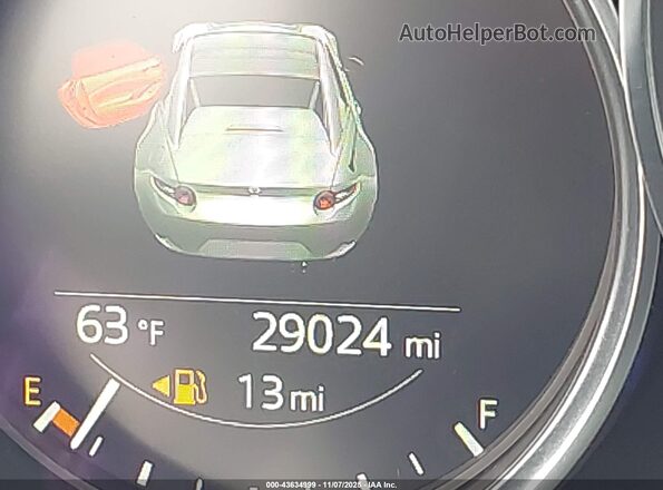 JM1NDAL79P0554561 2023 MAZDA MX-5 MIATA RF Белый 