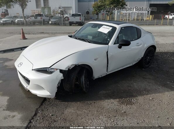 JM1NDAL79P0554561 2023 MAZDA MX-5 MIATA RF Белый Передняя левая четверть