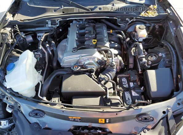 JM1NDAM72H0100720 2017 MAZDA MX-5 Серый Вид задней части салона