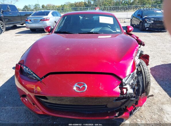JM1NDAM73S0658230 2025 MAZDA MX-5 MIATA RF Red Widok wnętrza z tyłu