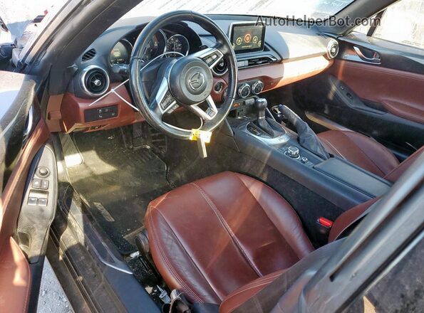 JM1NDAM74H0102159 2017 MAZDA MX-5 Серый Вид панели приборов