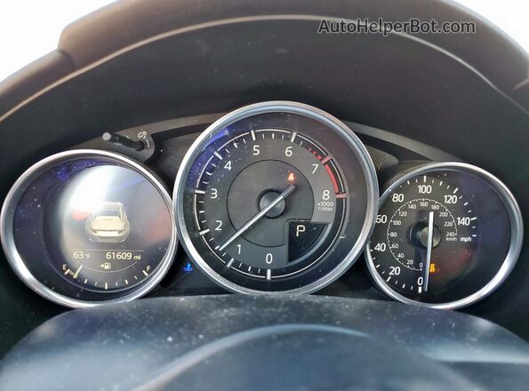 JM1NDAM74H0102159 2017 MAZDA MX-5 Серый Вид щитка приборов