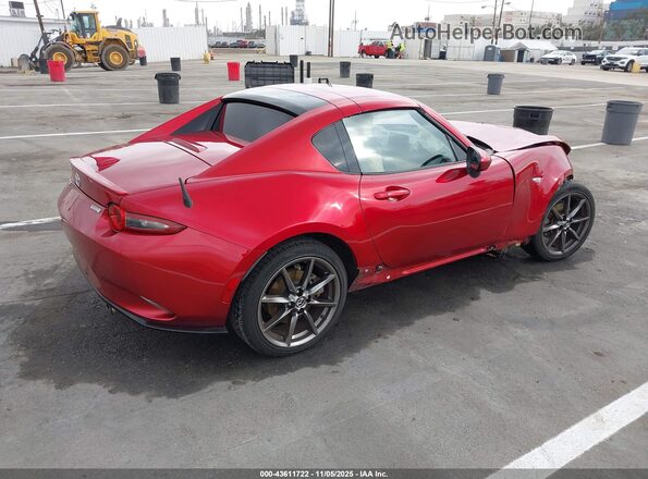 JM1NDAM74K0305334 2019 MAZDA MX-5 MIATA RF Бордовый Задняя правая четверть