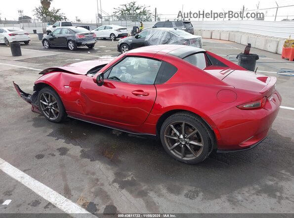 JM1NDAM74K0305334 2019 MAZDA MX-5 MIATA RF Бордовый Задняя левая четверть