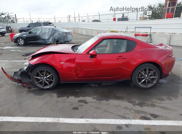JM1NDAM74K0305334 2019 MAZDA MX-5 MIATA RF Бордовый Панорамный вид салона 360°