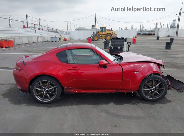 JM1NDAM74K0305334 2019 MAZDA MX-5 MIATA RF Бордовый Вид задней части салона