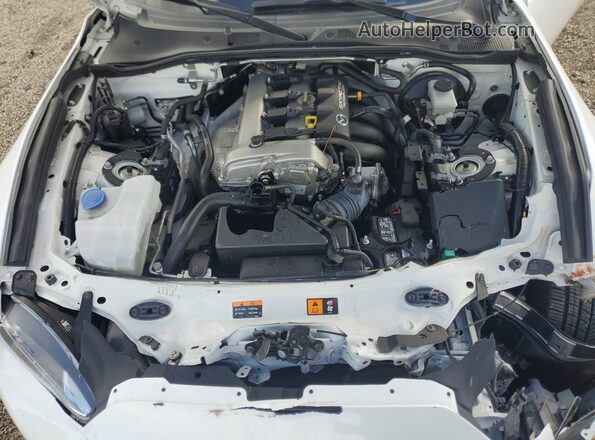 JM1NDAM76K0304430 2019 MAZDA MX-5 White Vista interior trasera