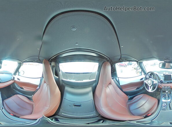 JM1NDAM76K0304430 2019 MAZDA MX-5 White Vista de la etiqueta del VIN
