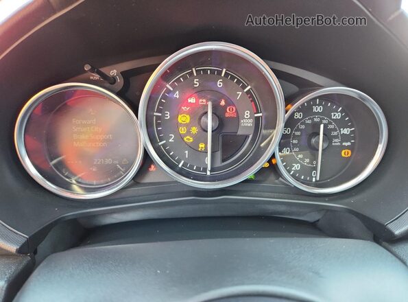 JM1NDAM78M0461282 2021 MAZDA MX-5 Красный Вид щитка приборов
