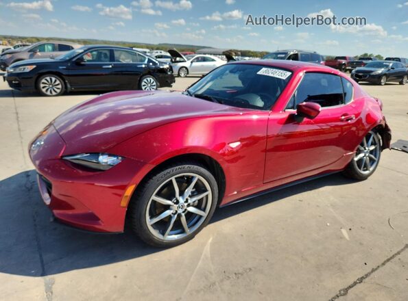 JM1NDAM78M0461282 2021 MAZDA MX-5 Красный Передняя левая четверть