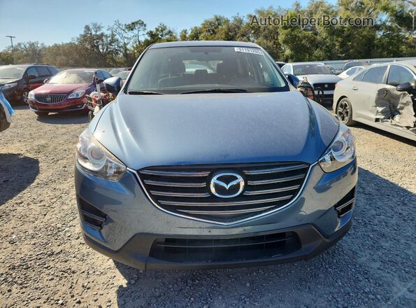JM3KE2BY0G0813056 2016 MAZDA CX-5 Синий Вид спереди
