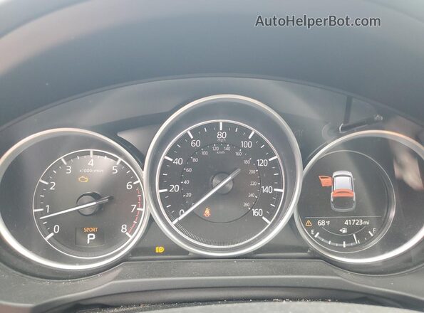 JM3KFACM2K0627966 2019 MAZDA CX-5 Silver ხელსაწყოთა პანელის ხედი
