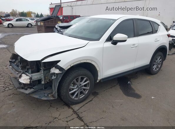 JM3KFBBM2N0545683 2022 MAZDA CX-5 Белый Передняя левая четверть
