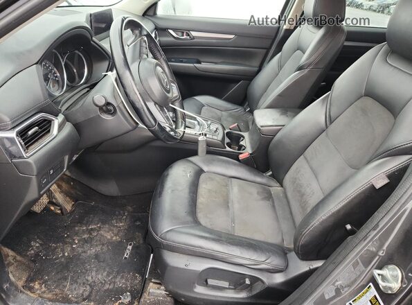 JM3KFBCL0H0170175 2017 MAZDA CX-5 Gray Widok wnętrza z przodu